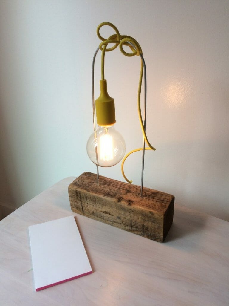 Lightbulb lamp, no Mason jar by Katy Warnock