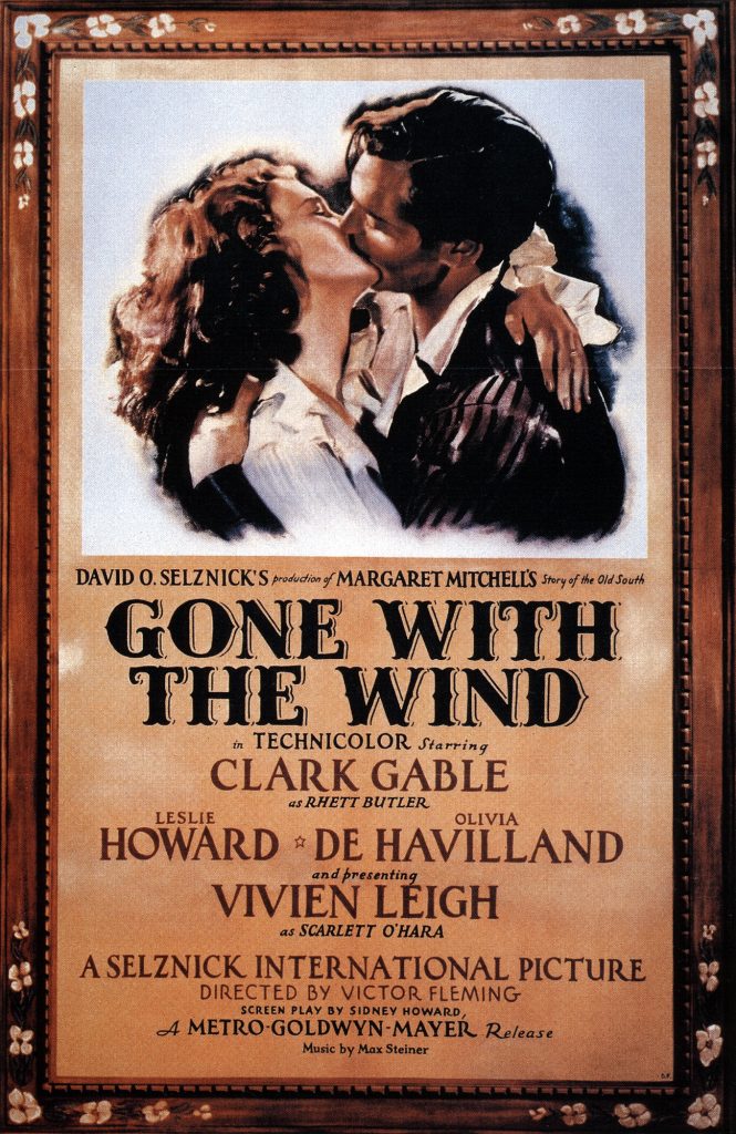 Poster of Gone With The Wind illustrating a short story by Peter Turner