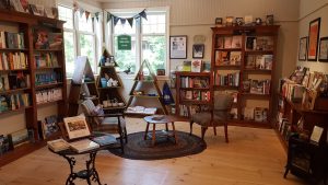 Three Pines Corner at Brome Lake Books, Knowlton