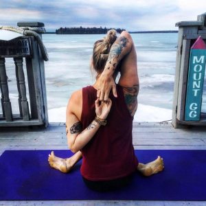 yoga on the docks